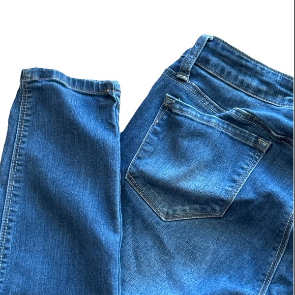 1822 Denim Womens Skinny Blue Dark Blue Jeans Mid Rise Stretch, Women’s 10/30 - Picture 6 of 12